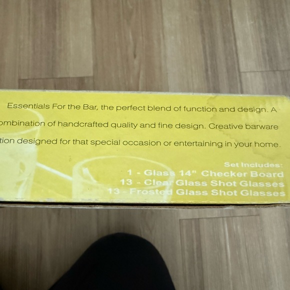 Essentials Shot Glass Checkers/Chess Set - Picture 4 of 7